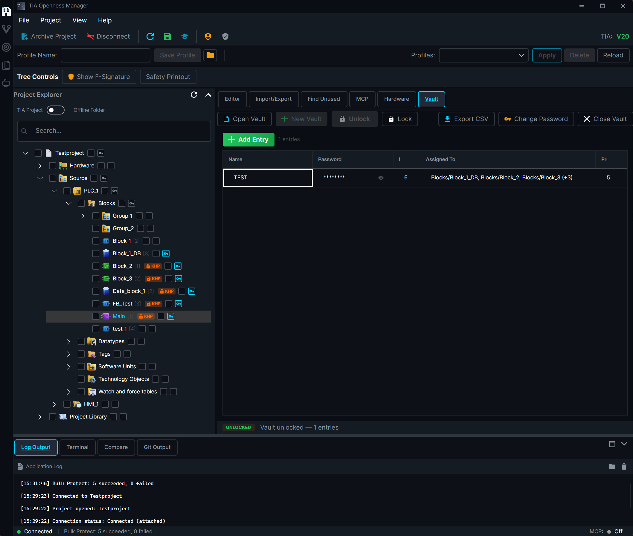 Vault Protection Applied